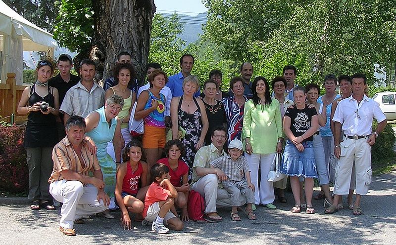 Cousinades Bandiera Lorenzo à Marlens en 2005