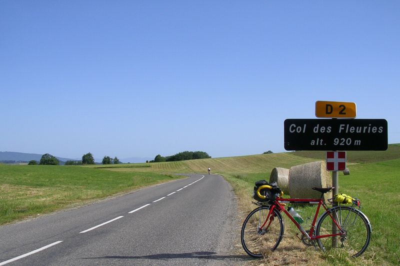 Le col des Fleuries, en 2006 lors de la randonne du Reblochon