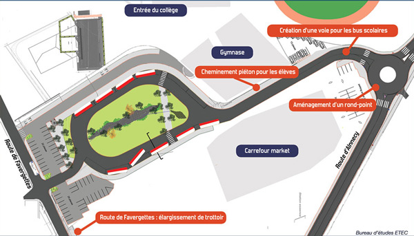 plan giratoire carouf ces d 208 stade carquex