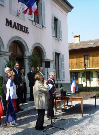 Discours de Mr le Maire de faverges en 2010