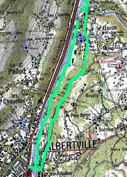 passage a velo albertville venthon