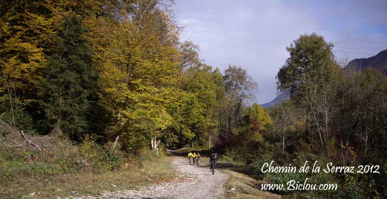 Le chemin de la serraz