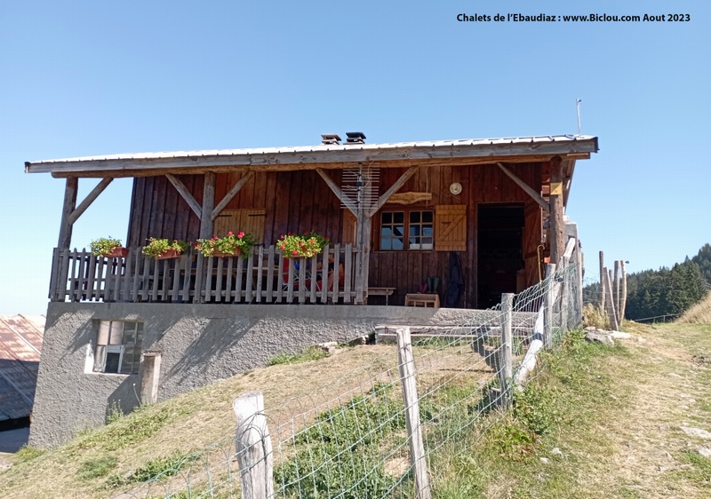 Le chalet de l'Ebaudiaz, centre technique du fameux fromage de Séchon
