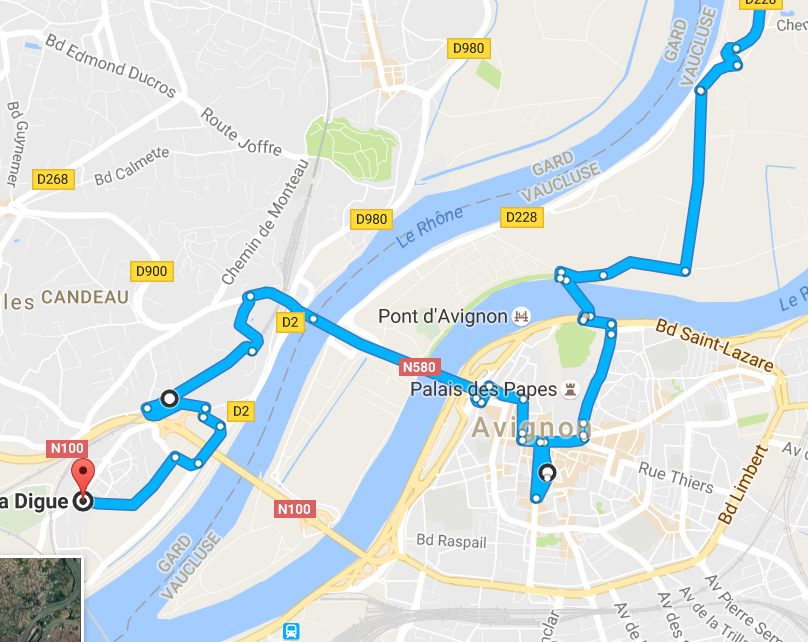 Possibilité de monter dans le bac ! à Avignon