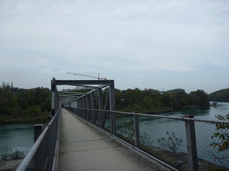 Passerelle de Chevres à Vernier sur le Rhône