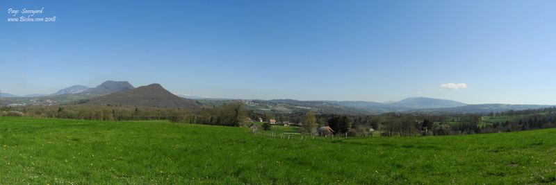 Claudio aime le passage par les collines de l'avant pays savoyard