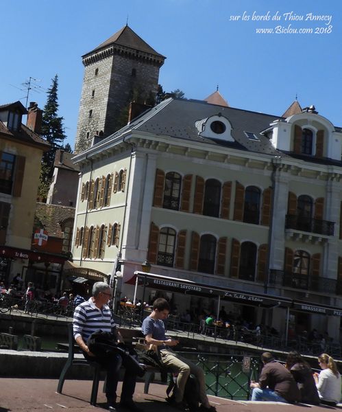 Annecy, sur les bords du Thiou