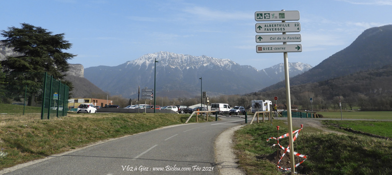 Balisage V 62 en 2021 à la gare de giez ..