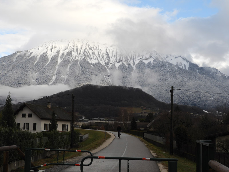 Entrée à Faverges par la voie verte