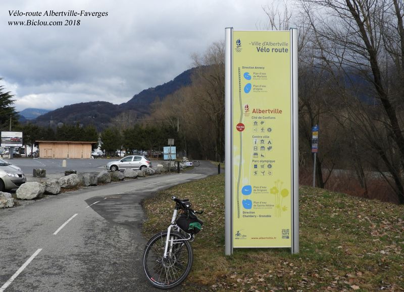 Une indication V 62 ; Albertville