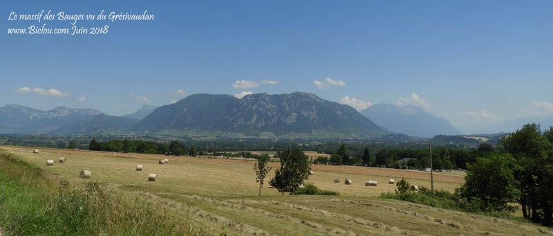Du côté de Goncelin la V62 rejoint la V63 en grésivaudan
