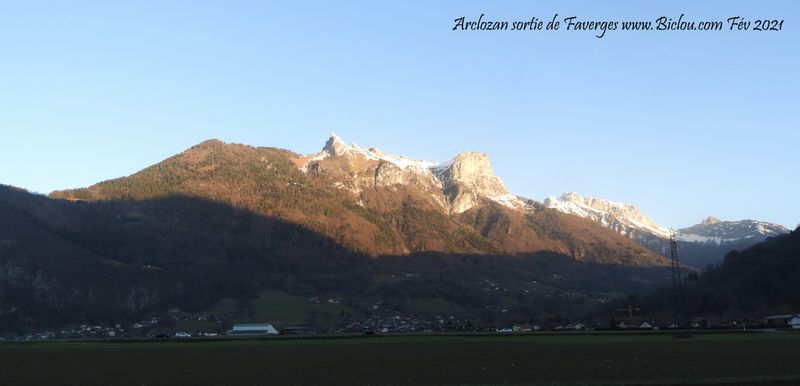 Sur la voie dite verte : Arclozan, sortie de Faverges