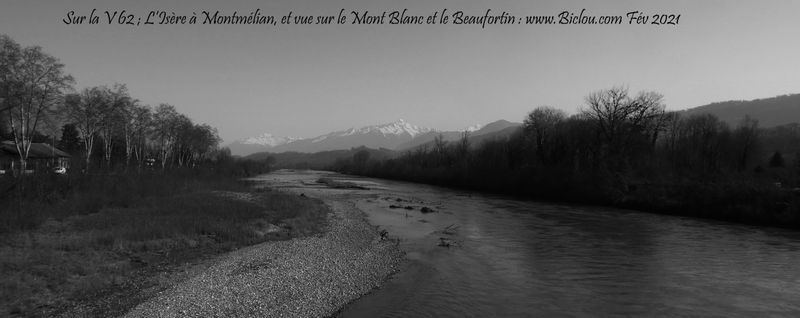 Le Mont Blanc et le Beufortin encore en Noir et Blanc en 2021