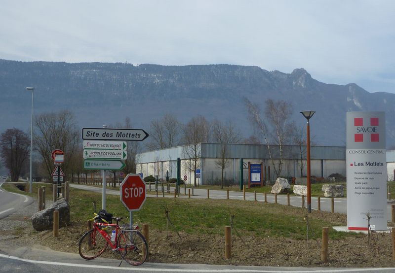 Noeud cyclable du site des Mottets en Savoie
