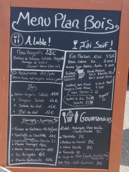 Au menu