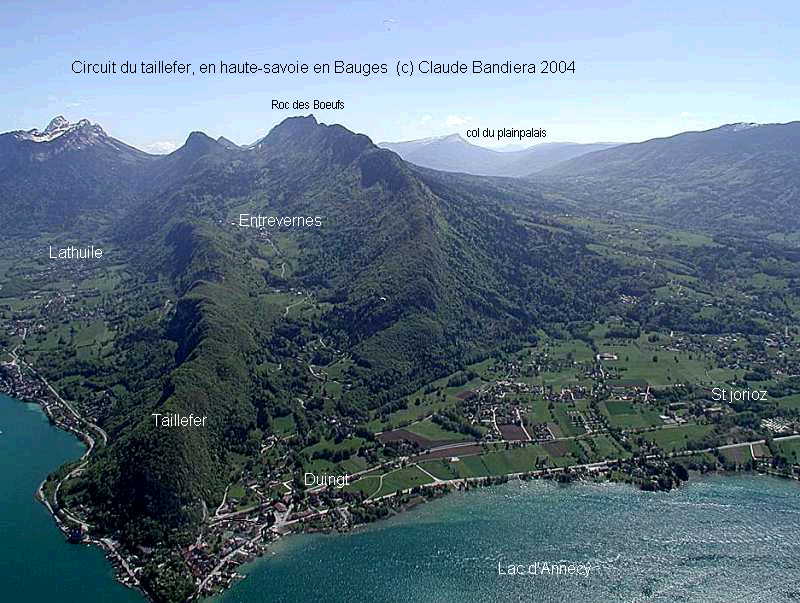 Les bauges et le taillefer, entrevernes dans la combe