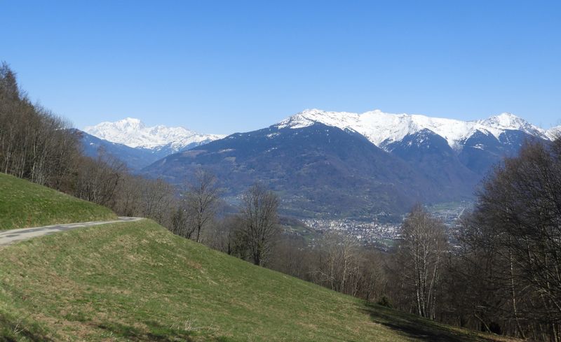 Vue sur Albertville depuis le collet de Tamie (2021)