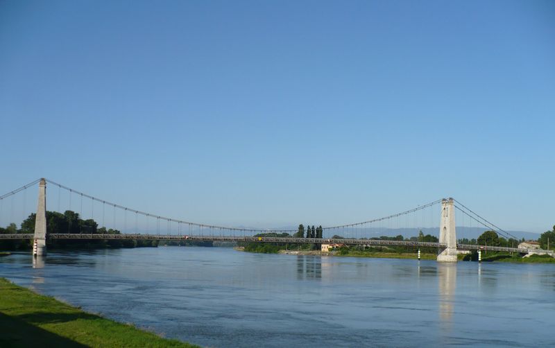 Le Rhône à La Voulte en 2007