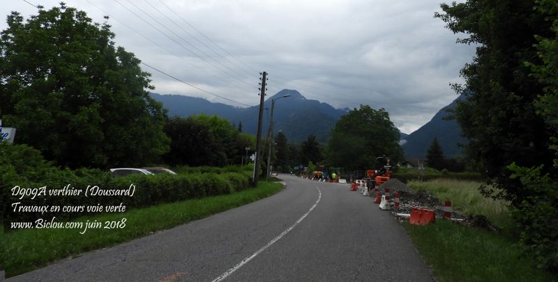 D 909 A : 2018 ; Travaux en cours