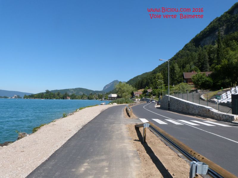 Voie verte de Balmette 2016 (Talloires, lac d'Annecy)