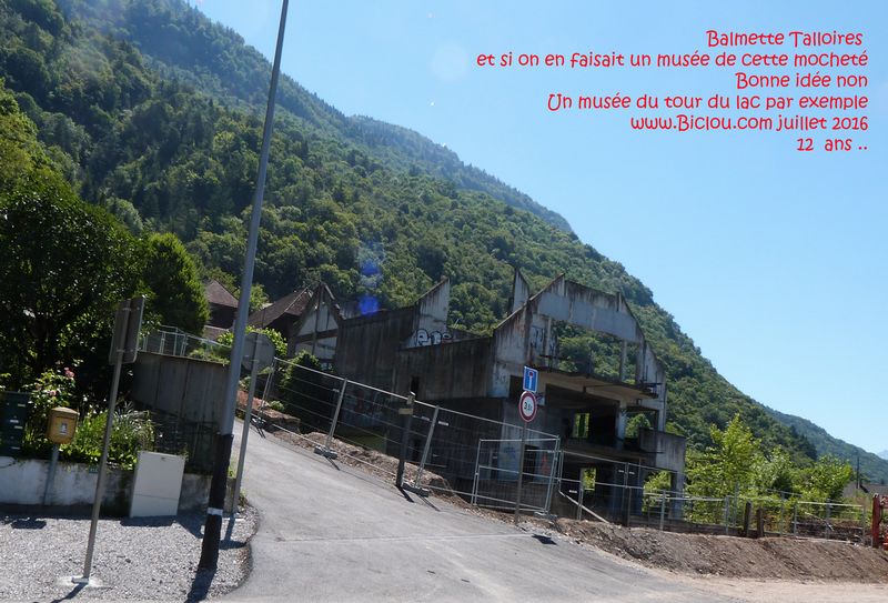 Musée du Tour du lac d'Annecy ? Balmette de Talloires en 2016