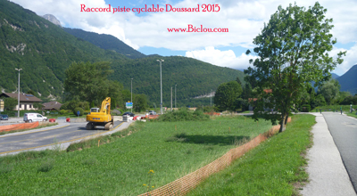 d 1508 voie verte Annecy Faverges raccord vers passage souterrain Doussard