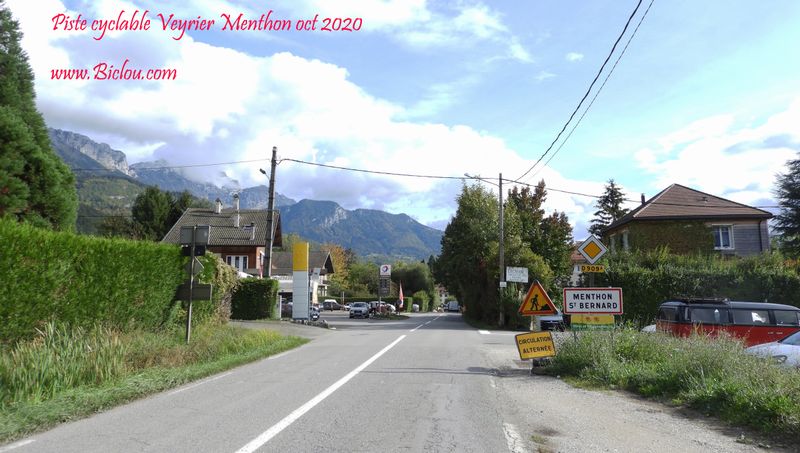 D 909 A Menthon travaux Oct 2020