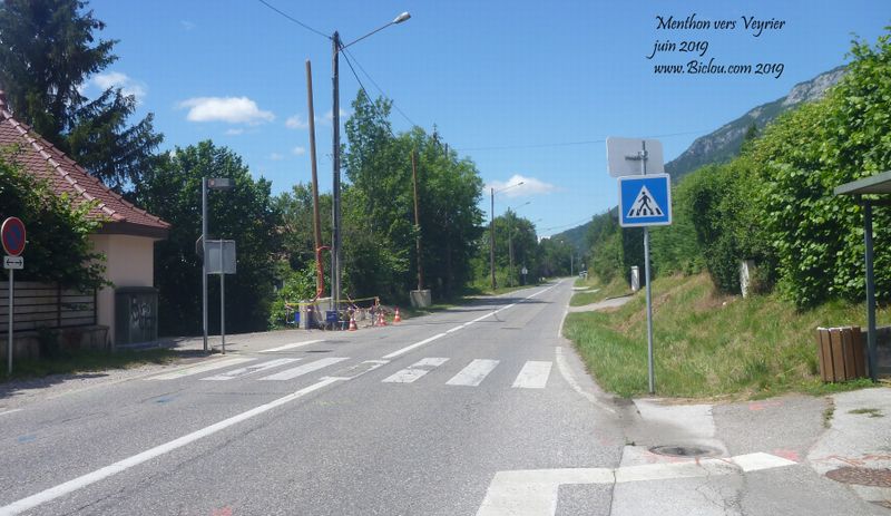 Véloroute du lac d'Annecy ; La D 909 A