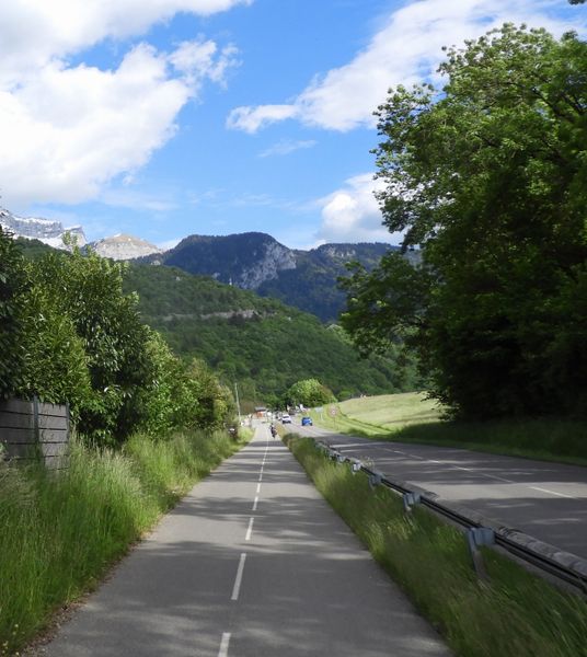 Retour au sommet de la côte de Talloires (les Granges)