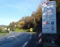 panneau travaux piste cyclable angon 2010