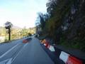 arrivée au pied de la côte de talloires