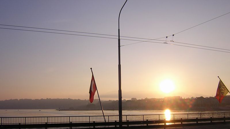 Le pont du mont-blanc Genève