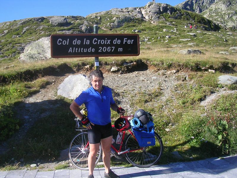 Le Glaudio au col de la croix de fer en 2005