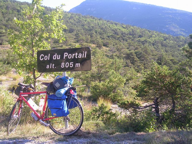 Fanny au Col de Portail en 2005