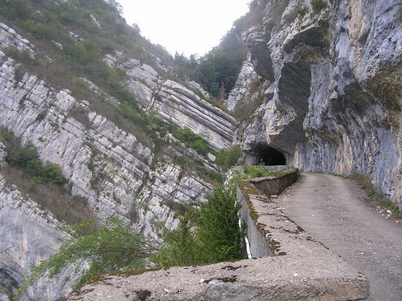 Grimpée vers le col de Remeyre en 2005