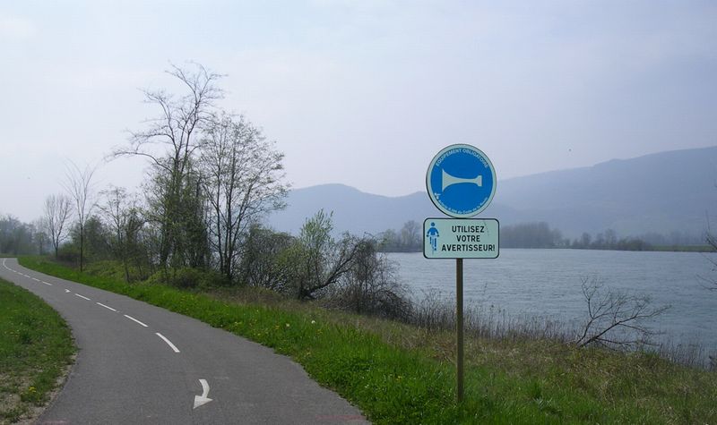 Le Rhône pès de saint genis sur Guiers