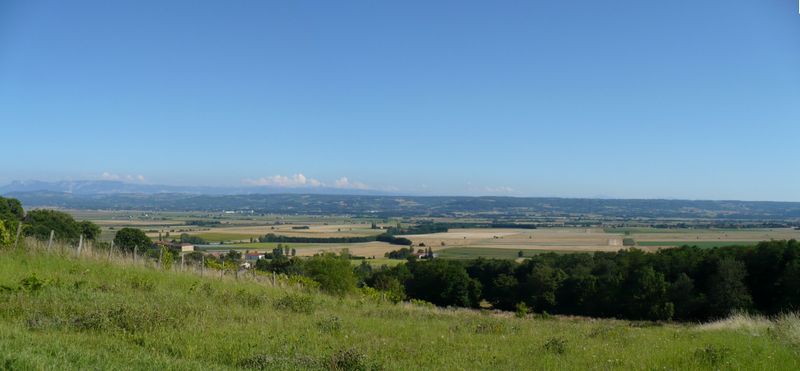La plaine de la Bievre en nord Isere