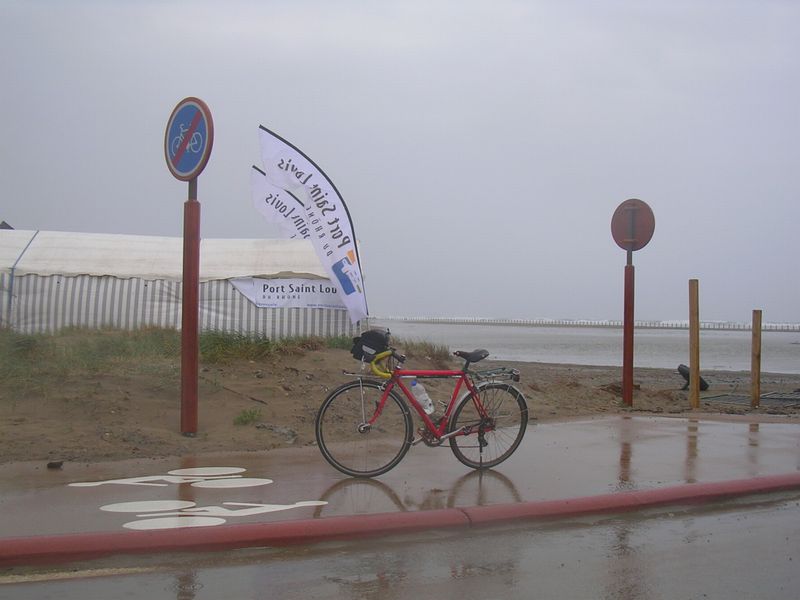 Fanny sur la plage Napoléon en 2007