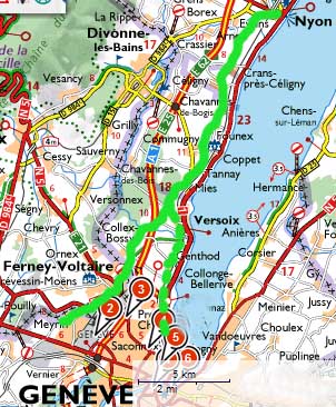 Meyrin Nyon et retour par la via jacobi