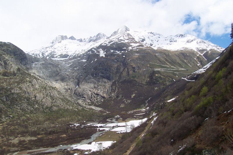 accès au col de la Furka