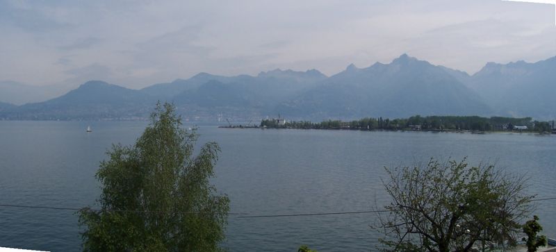Le Rhône dans le Léman