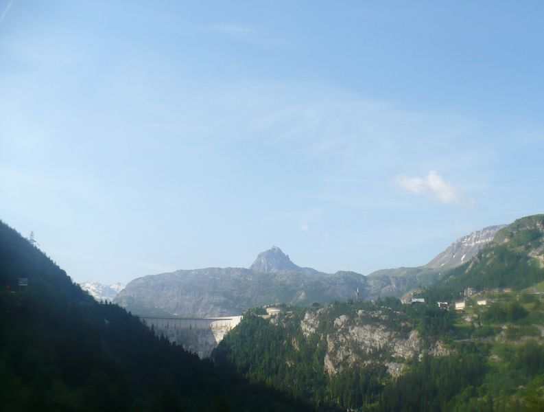 Le barrage de Tignes en 2008