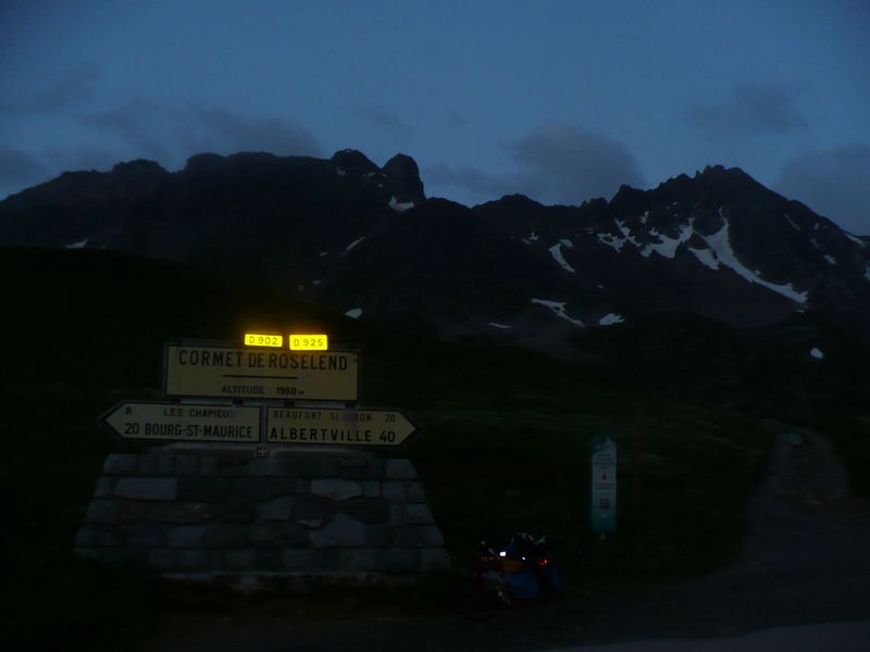 Cormet de Roselend de nuit 2008