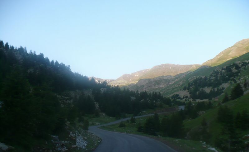 En route vers la cime de la Bonette en 2008