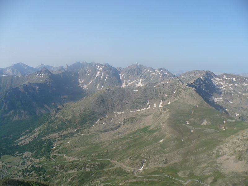 Panorama de la cime de la Bonette