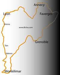 la randonnée des fleuves des alpes