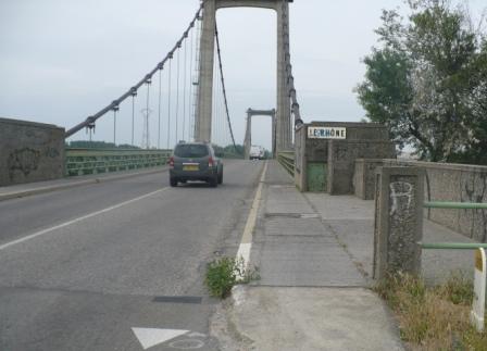 Pont danegereux pour les bicyclettes