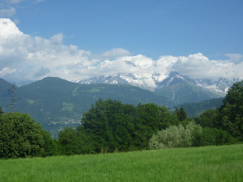 Vu sur le mont blanc par un pov' cyclo-touriste en 2010