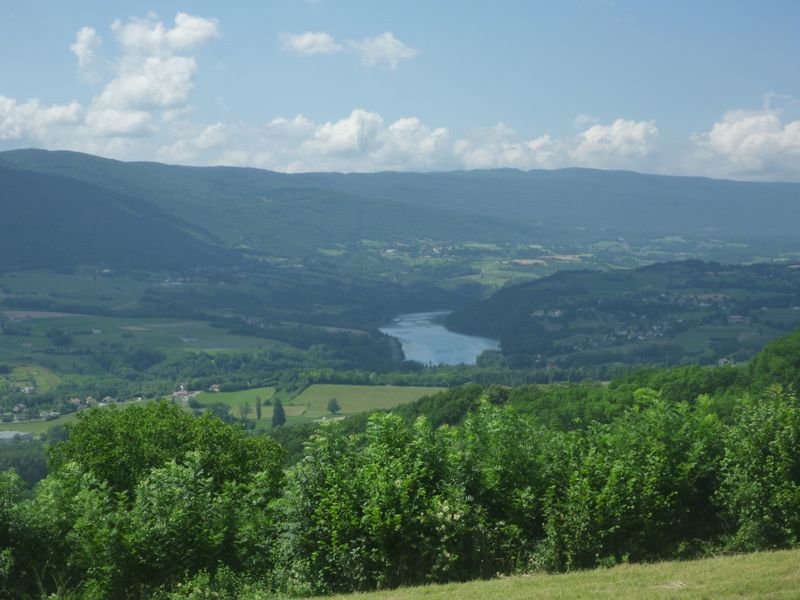 Le Rhône vu de la Montagne des Princes