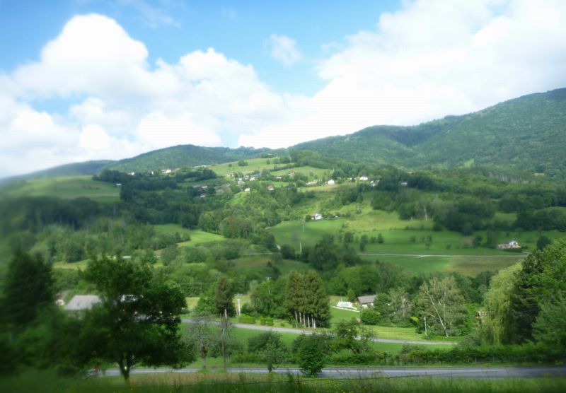Le Salève vu depuis La Muraz